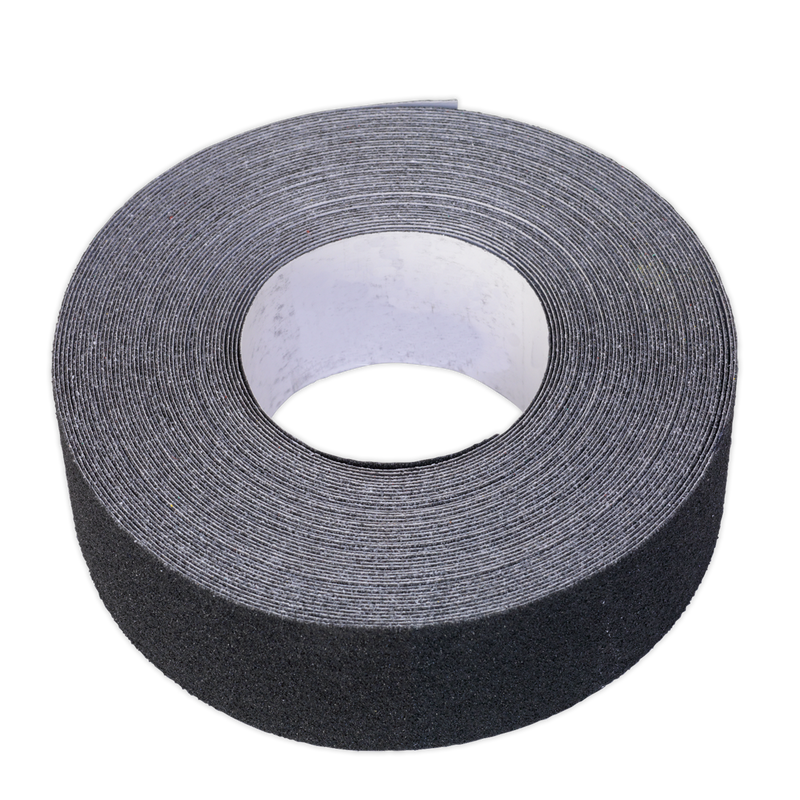 Sealey ANTB18 50mm x 18m Black Self-Adhesive Anti-Slip Tape