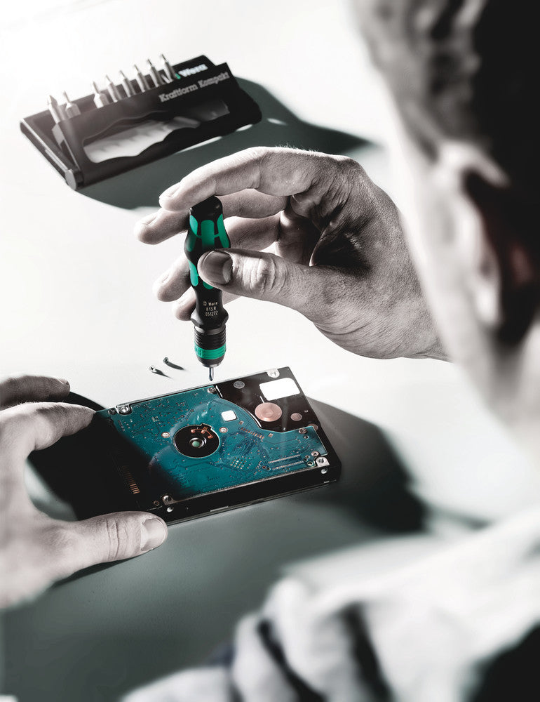 Wera 05135942001 Kraftform Kompakt 12, 10 pieces