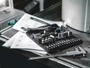 Wera 05003756001 8100 SA 12 HF Zyklop Metal Ratchet Set with switch lever, 1/4" drive, metric, 13 pieces