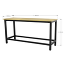 Sealey AP0618 1.8m Heavy-Duty Steel Workbench with 25mm MDF Top