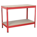 Sealey AP1210 1.2m Steel Workbench with Wooden Top