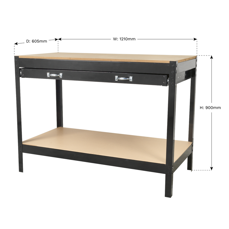 Sealey AP12160 1.2m Workbench with Drawer