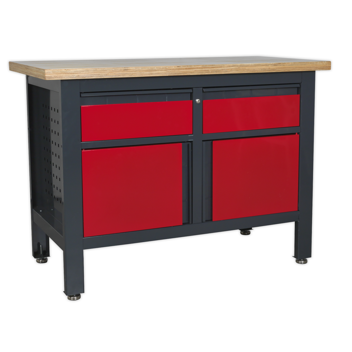 Sealey AP1372A Workstation with 2 Drawers & 2 Cupboards
