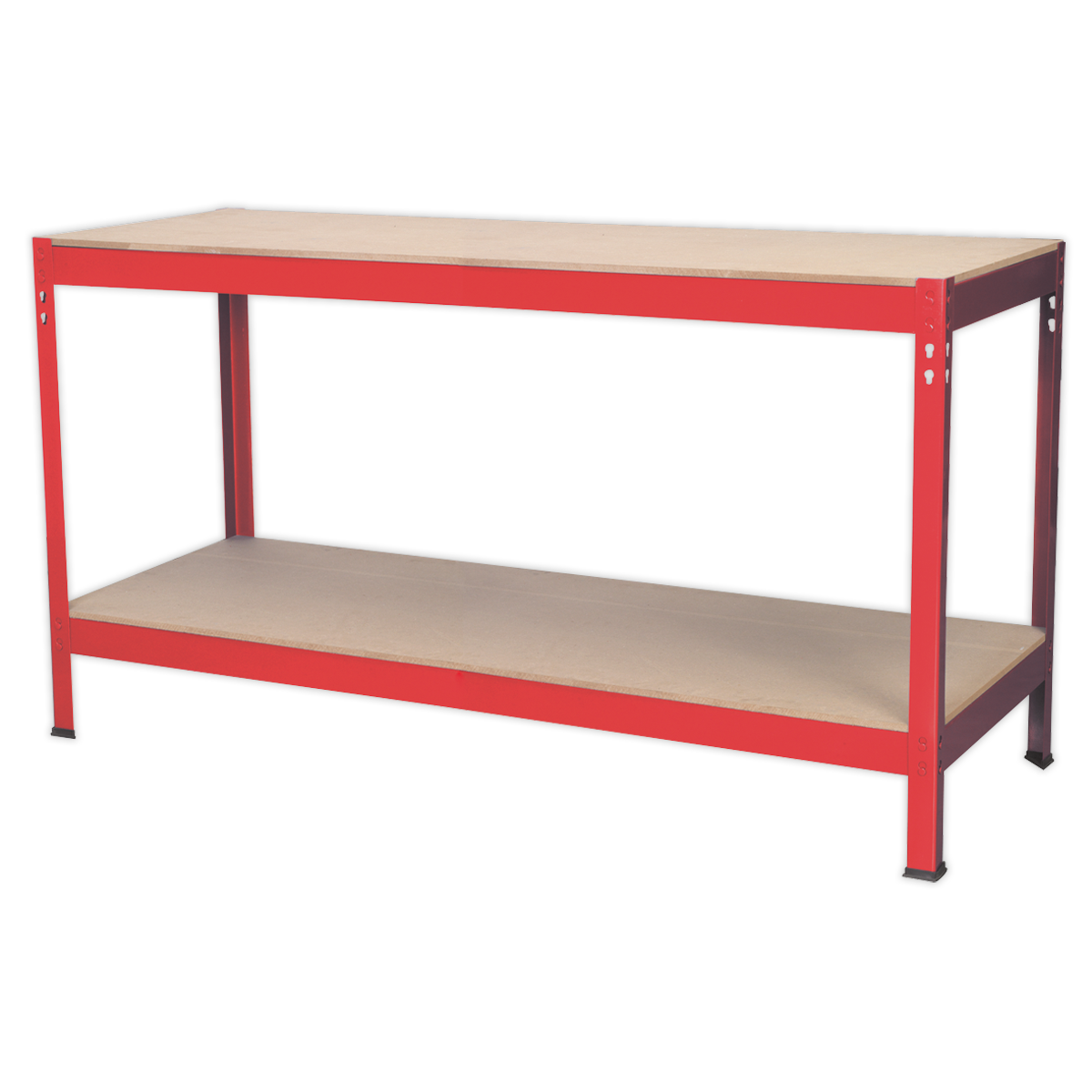 Sealey AP1535 1.53m Steel Workbench with Wooden Top