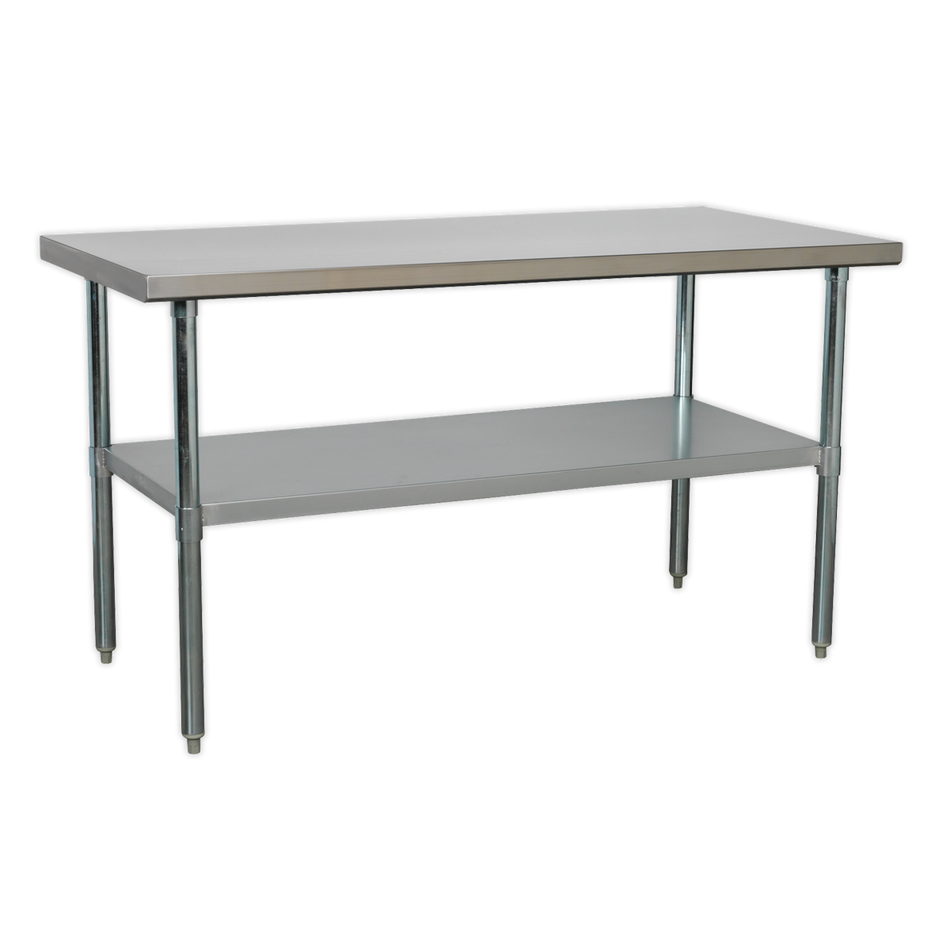 Sealey AP1560SS 1.5m Stainless Steel Workbench