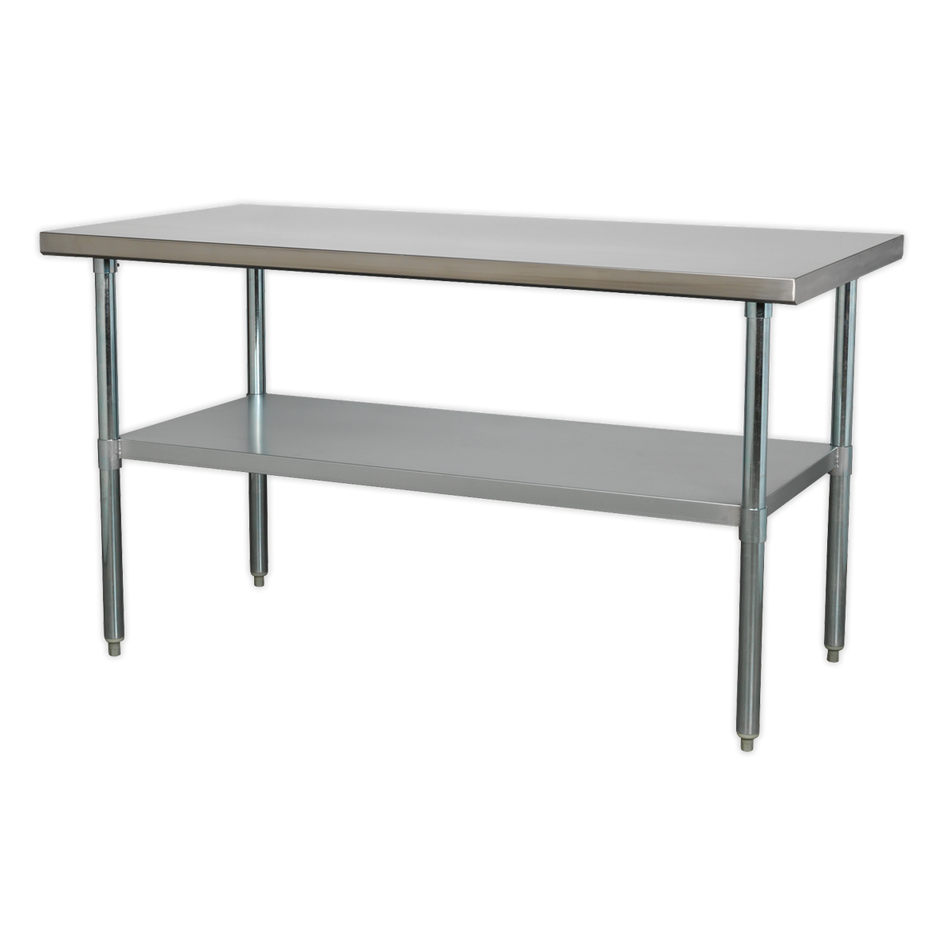 Sealey AP1560SS 1.5m Stainless Steel Workbench