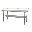 Sealey AP1872SS 1.8m Stainless Steel Workbench