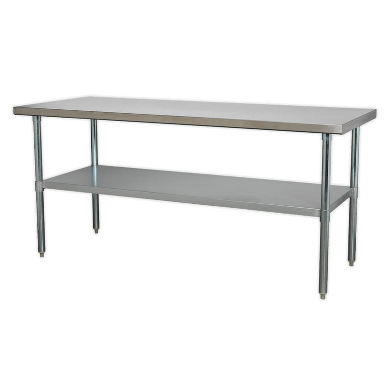 Sealey AP1872SS 1.8m Stainless Steel Workbench