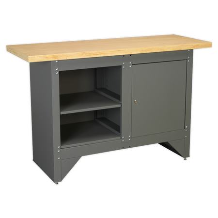 Sealey AP2010 Heavy-Duty Workbench with Cupboard