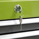 Sealey AP2200BBHV 6 Drawer Topchest & Rollcab Combination with Ball-Bearing Slides - Hi-Vis Green/Grey