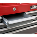 Sealey AP2201BB 6 Drawer Topchest with Ball-Bearing Slides - Red/Grey