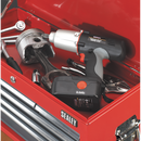 Sealey AP2201BB 6 Drawer Topchest with Ball-Bearing Slides - Red/Grey