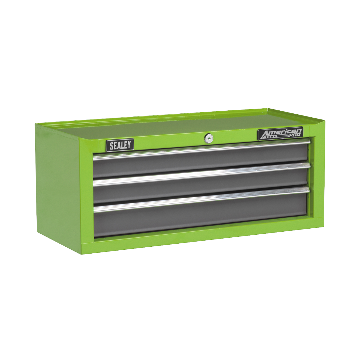 Sealey AP22309BBHV 3 Drawer Mid-Box with Ball-Bearing Slides - Green/Grey