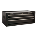 Sealey AP22BSTACK 14 Drawer Topchest, Mid-Box & Rollcab Stack - Black