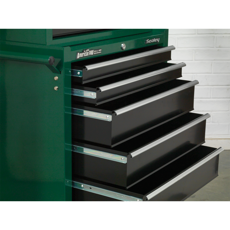 Sealey AP22507BB 7 Drawer Rollcab with Ball-Bearing Slides - Red/Grey