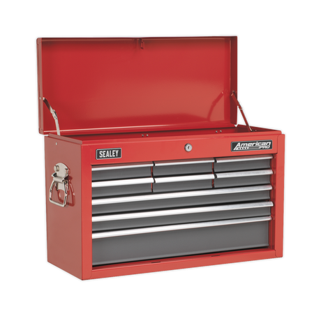 Sealey AP22509BB 9 Drawer Topchest with Ball-Bearing Slides - Red/Grey