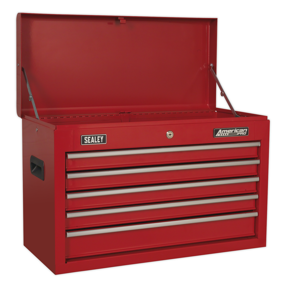Sealey AP225 5 Drawer Topchest with Ball-Bearing Slides - Red