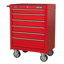 Sealey AP226 6 Drawer Rollcab with Ball-Bearing Slides - Red