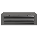 Sealey AP26029TG Mid-Box 2 Drawer with Ball-Bearing Slides - Grey/Black