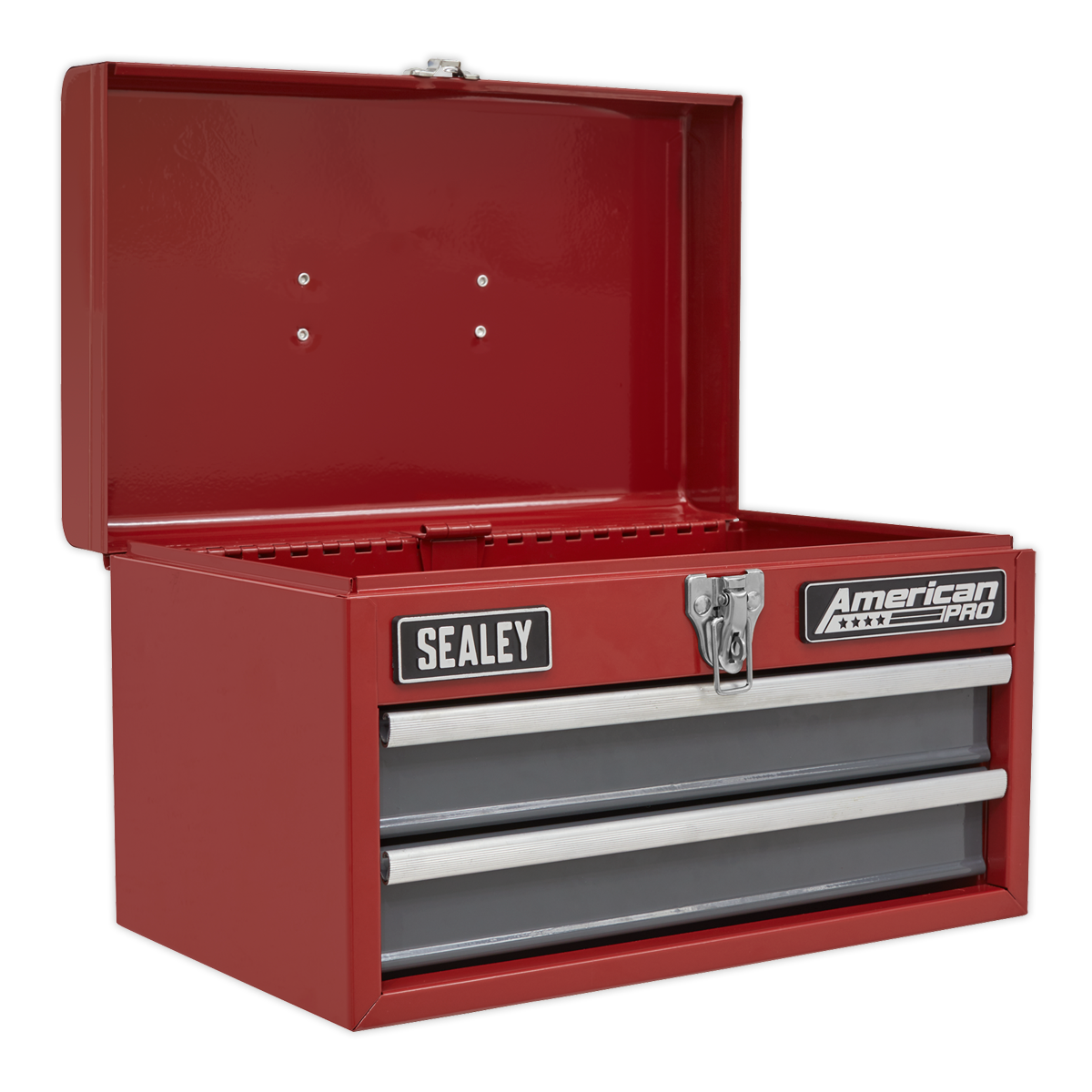 Sealey AP2602BB 2 Drawer Portable Toolbox with Ball-Bearing Slides