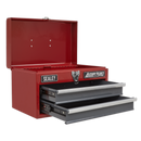Sealey AP2602BB 2 Drawer Portable Toolbox with Ball-Bearing Slides