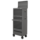 Sealey AP26059TG Topchest 5 Drawer with Ball-Bearing Slides - Grey/Black