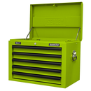 Sealey AP26059THV Topchest 5 Drawer with Ball-Bearing Slides - Green/Black