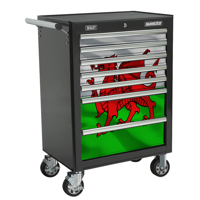 Sealey AP26479TBWALES Wales Graphics 7 Drawer Rollcab Kit