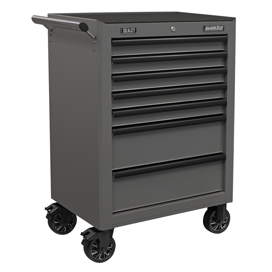 Sealey AP26479TG Rollcab 7 Drawer with Ball-Bearing Slides - Grey/Black