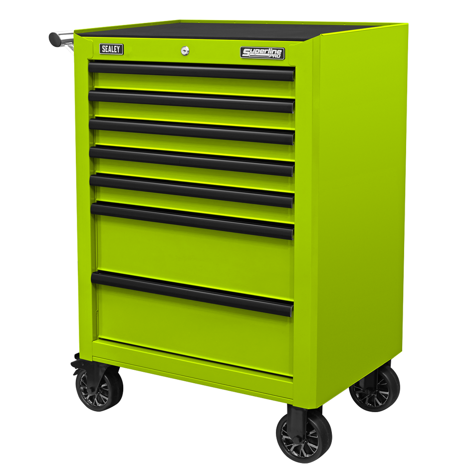 Sealey AP26479THV Rollcab 7 Drawer with Ball-Bearing Slides - Green/Black