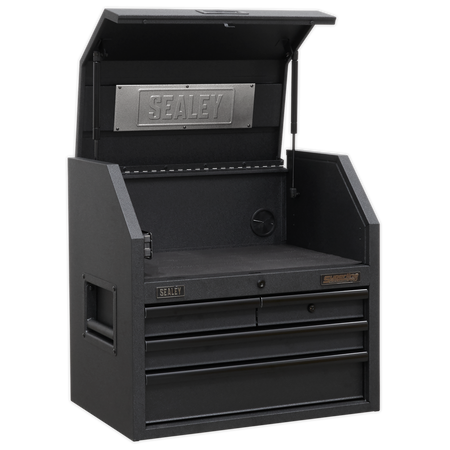 Sealey AP2704BE 4 Drawer 660mm Topchest with Soft Close Drawers & Power Strip