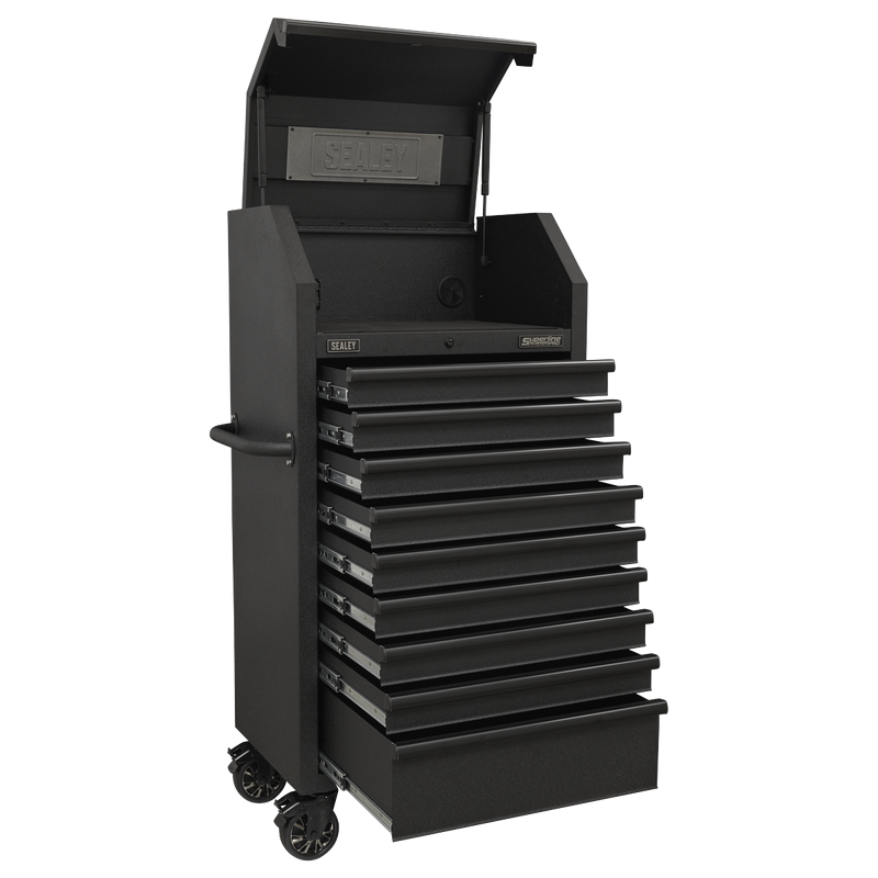 Sealey AP2709BE 9 Drawer 690mm Tower Cabinet with Soft Close Drawers & Power Strip