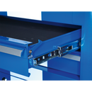 Sealey AP28204BWS 4 Drawer Retro Style Rollcab - Blue with White Stripes