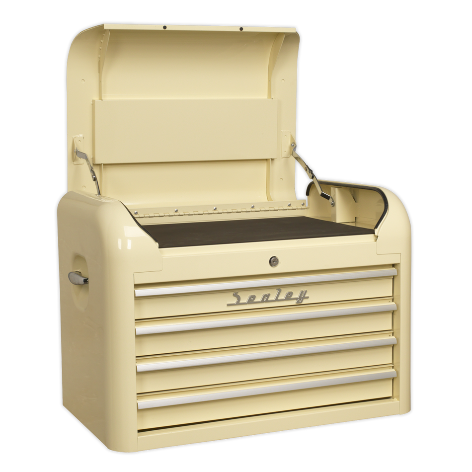 Sealey AP28COMBO2 10 Drawer Retro Style Topchest, Mid-Box & Rollcab Combo