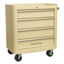 Sealey AP28COMBO2 10 Drawer Retro Style Topchest, Mid-Box & Rollcab Combo