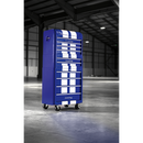 Sealey AP28COMBO2BWS 10 Drawer Retro Style Topchest, Mid-Box & Rollcab Combination Blue/White Stripes