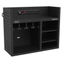 Sealey AP30SRBE 760mm Power Tool Storage Rack with Power Strip