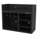 Sealey AP30SRBE 760mm Power Tool Storage Rack with Power Strip