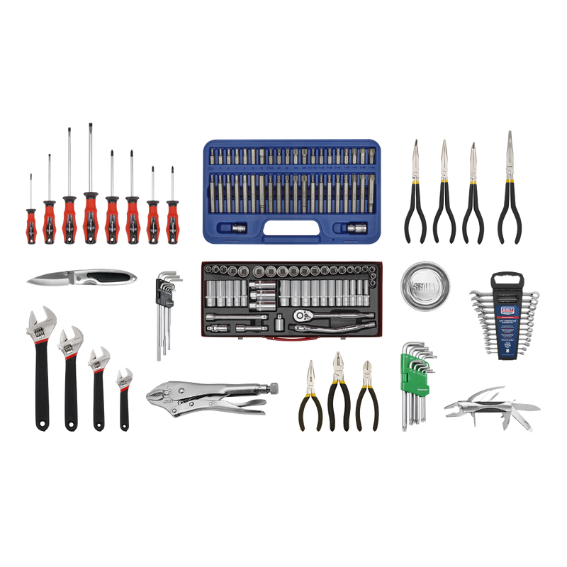 Sealey AP33059COMBO 5 Drawer Topchest with Ball-Bearing Slides & 140pc Tool Kit