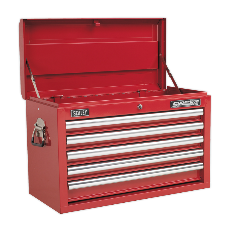 Sealey AP33059COMBO 5 Drawer Topchest with Ball-Bearing Slides & 140pc Tool Kit