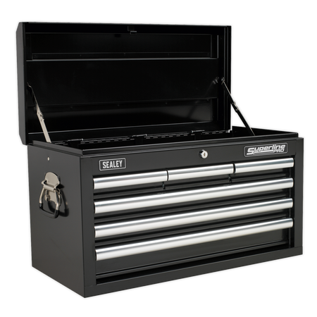 Sealey AP33069B 6 Drawer Topchest with Ball-Bearing Slides - Black