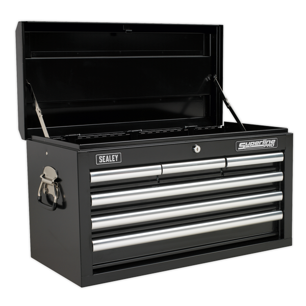 Sealey AP33069B 6 Drawer Topchest with Ball-Bearing Slides - Black