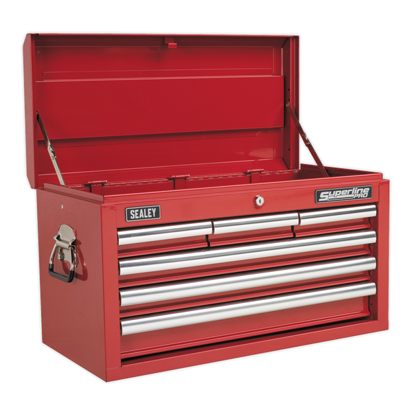 Sealey AP33069 6 Drawer Topchest with Ball-Bearing Slides - Red