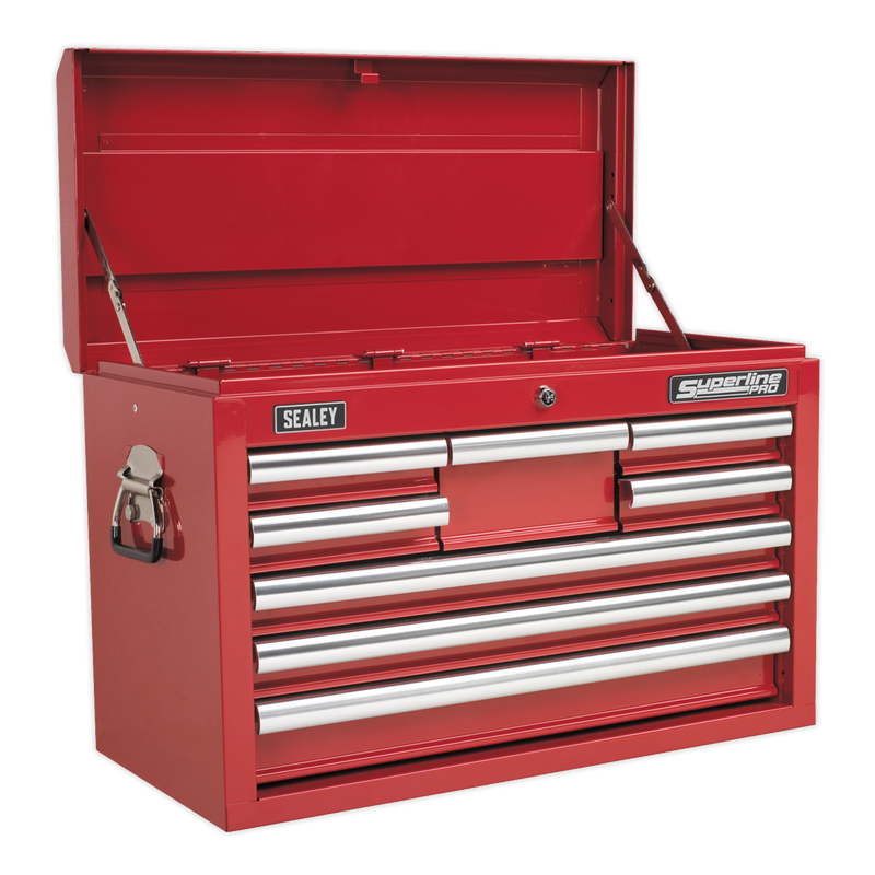Sealey APCOMBOBBTK57 15 Drawer Topchest & Rollcab Combination with Ball-Bearing Slides & 147pc Tool Kit