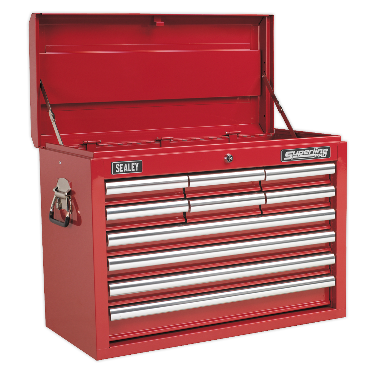 Sealey AP33109 10 Drawer Topchest with Ball-Bearing Slides - Red