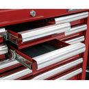 Sealey AP33109 10 Drawer Topchest with Ball-Bearing Slides - Red