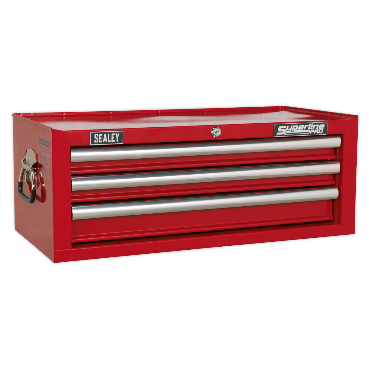 Sealey AP33339 3 Drawer Mid-Box with Ball-Bearing Slides - Red
