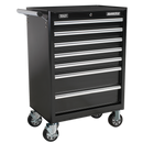 Sealey AP33479B 7 Drawer Rollcab with Ball-Bearing Slides - Black