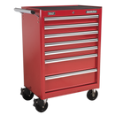 Sealey APCOMBOBBTK57 15 Drawer Topchest & Rollcab Combination with Ball-Bearing Slides & 147pc Tool Kit