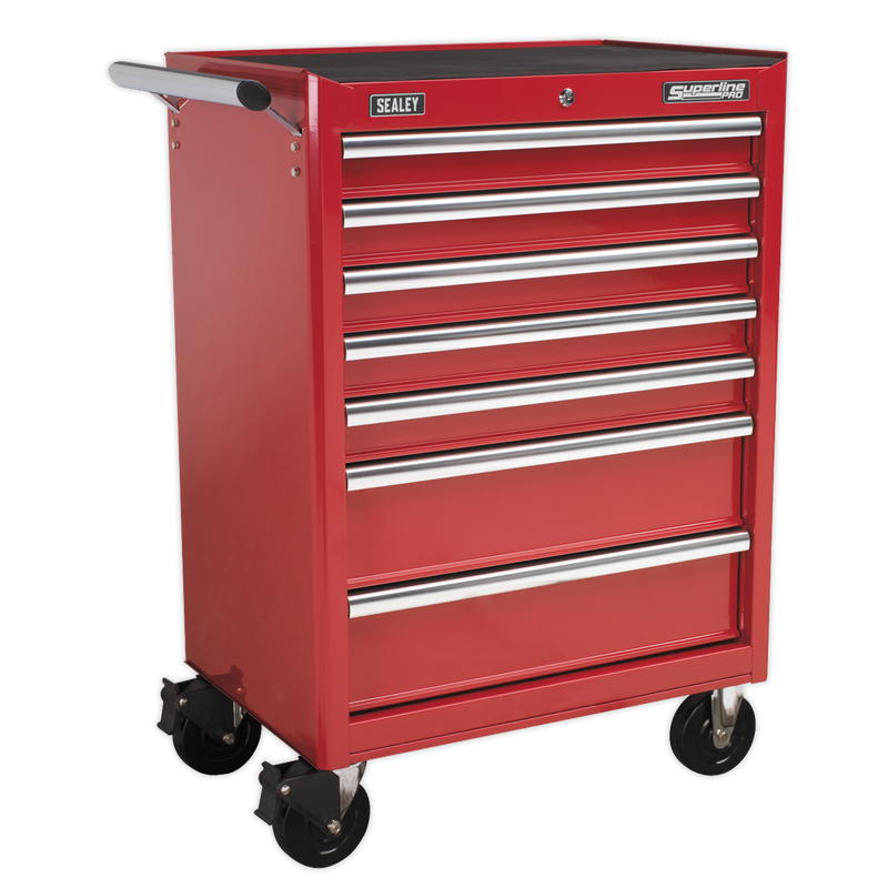 Sealey APCOMBOBBTK57 15 Drawer Topchest & Rollcab Combination with Ball-Bearing Slides & 147pc Tool Kit